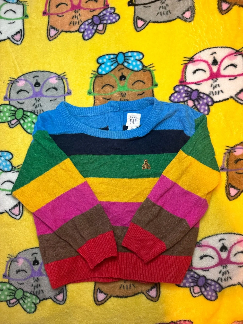 Infant baby gap colorful sweater